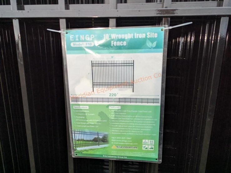 10'-x-7'-wrought-iron-style-steel-site-fence-image-5