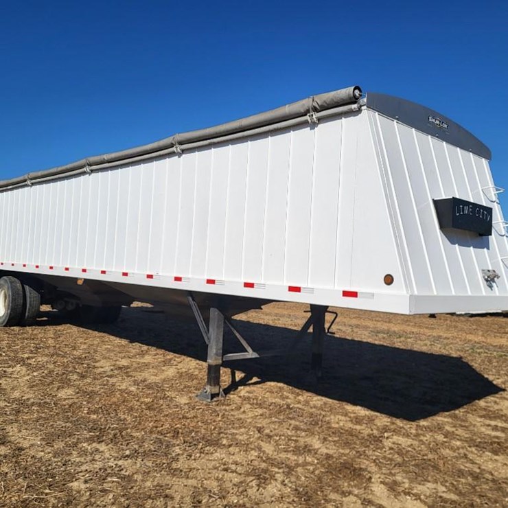 2021 Lime City Equipment Steel Tandem Axle Semi Hopper Trailer - One Owner