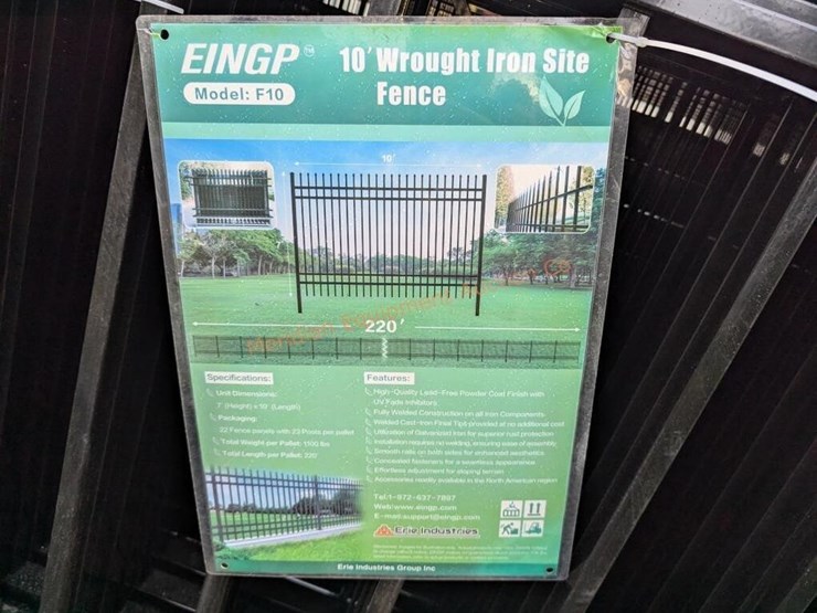 10'-x-7'-wrought-iron-style-steel-site-fence-image-6