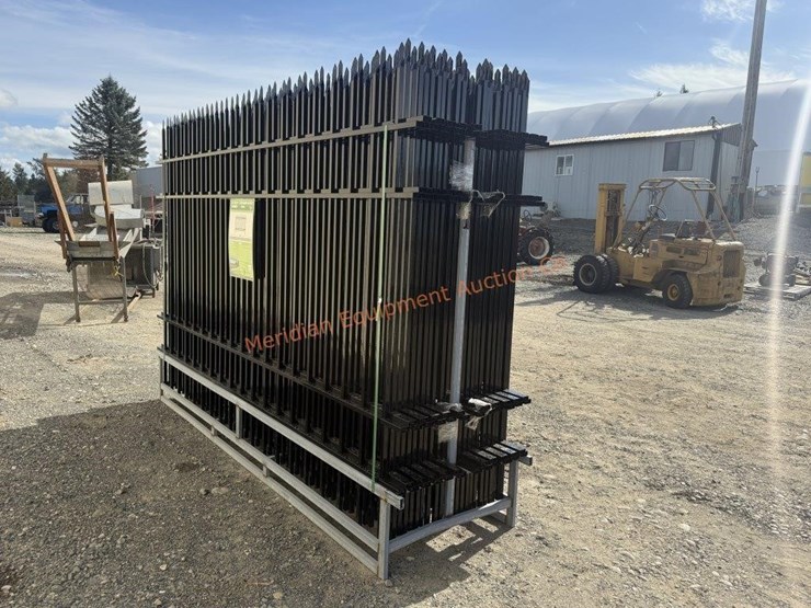 10'-x-7'-wrought-iron-style-steel-site-fence-image-6