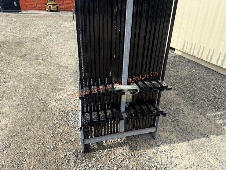 10'-x-7'-wrought-iron-style-steel-site-fence-image-9