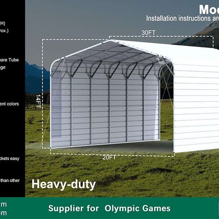 Unused 20 FT x 30FT Metal Garage