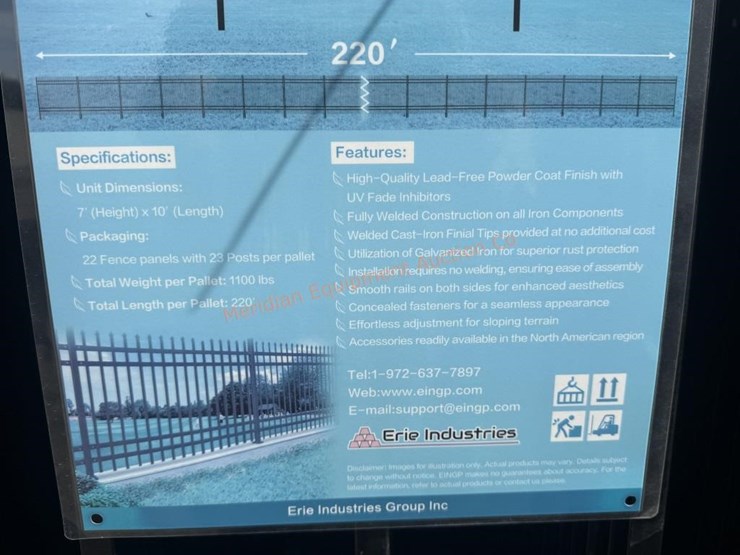 10'-x-7'-wrought-iron-style-steel-site-fence-image-8