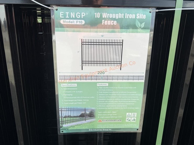 10'-x-7'-wrought-iron-style-steel-site-fence-image-11