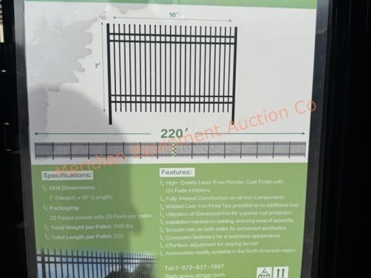 10'-x-7'-wrought-iron-style-steel-site-fence-image-11