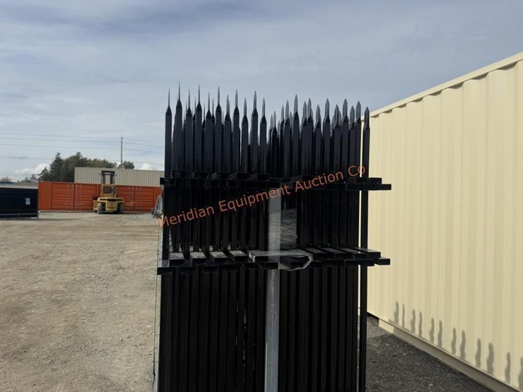 10'-x-7'-wrought-iron-style-steel-site-fence-image-8