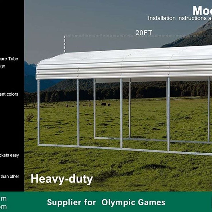 11FTx19FT All-Steel Carport