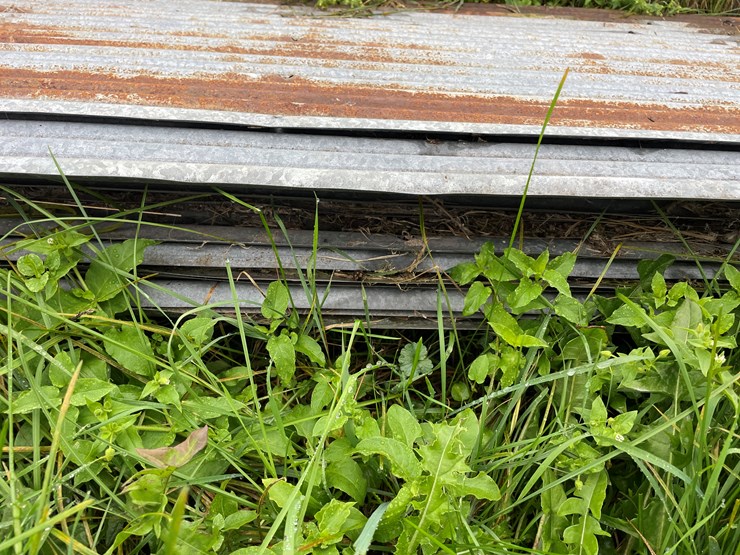 #9612-•-(17)-pieces-of-galvanized-steel-siding-image-5