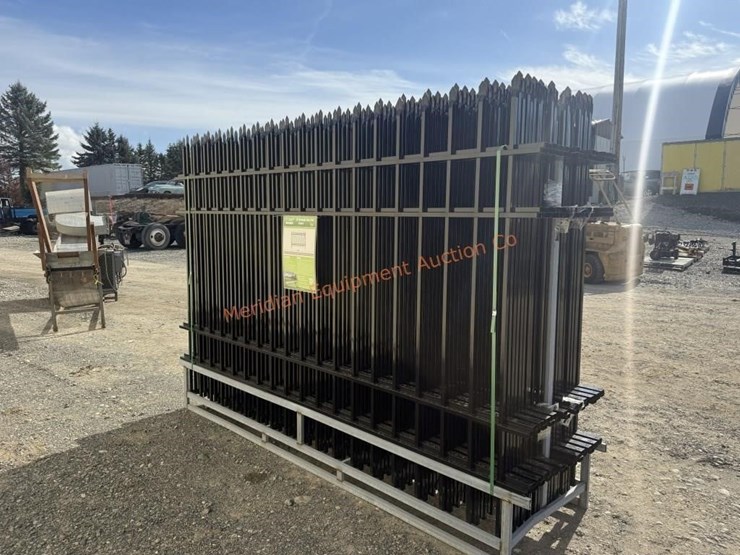 10'-x-7'-wrought-iron-style-steel-site-fence-image-5