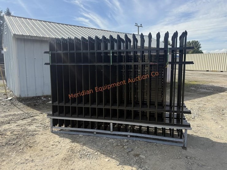 10'-x-7'-wrought-iron-style-steel-site-fence-image-9