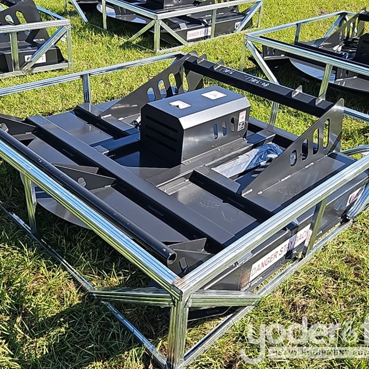 Unused JCT 72" Heavy Duty Brush Cutter to suit Skidsteer c/w Stump Jumper, Extra Blades