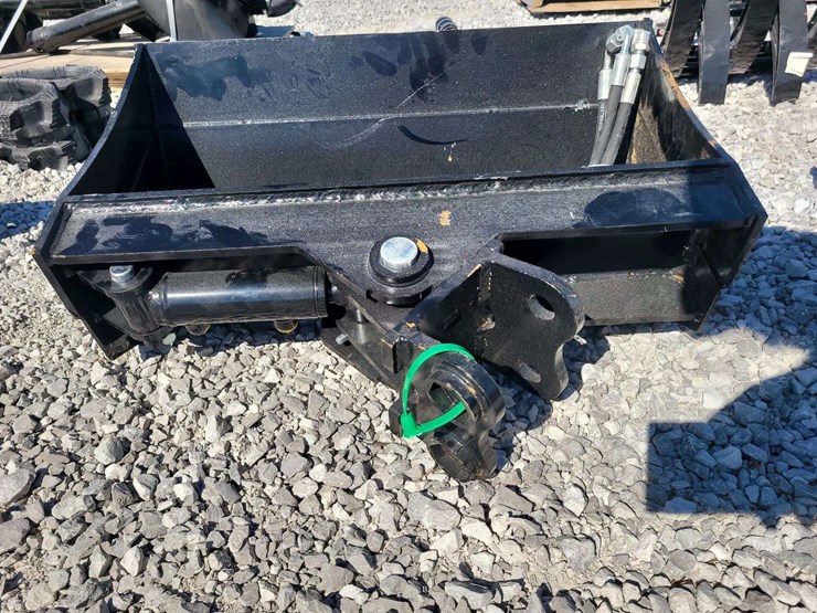 24"-wide-tilting-mini-excavator-bucket.-image-1