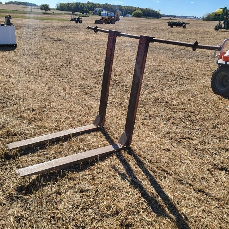 42" Pallet Forks Off of John Deere 310C Loader Backhoe