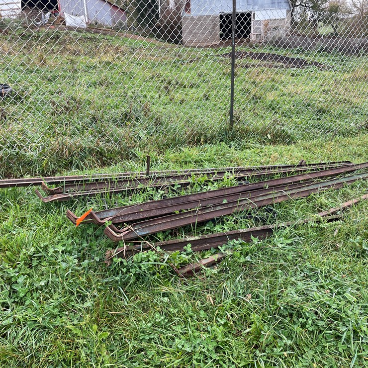 #9605 • Pile Of Steel Supports