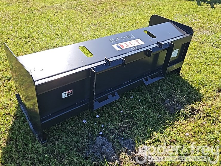 unused-jct-96"-pusher-box-to-suit-skidsteer-image-2