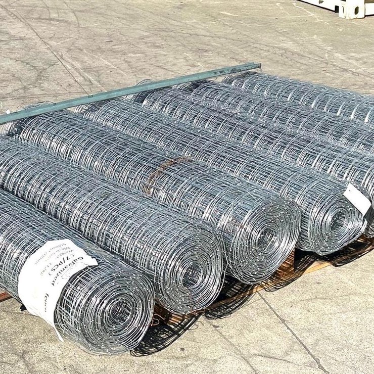 [7] ABOSS 5' x 33' Rolls Galvanized Steel Wire Field Fencing, Unused