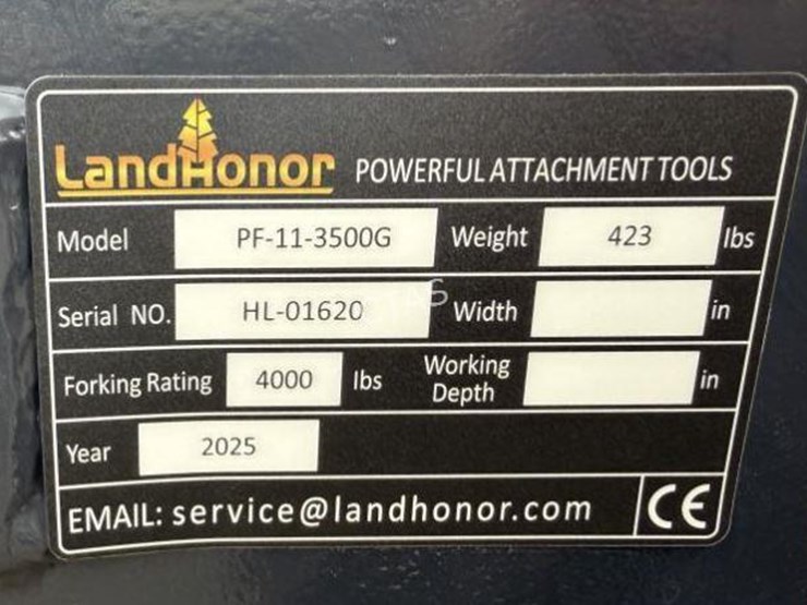 #115-•-land-honor-skid-steer-42"-pallet-forks-image-3