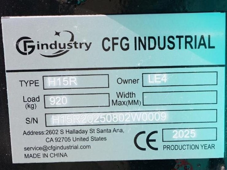 2025-cfg-industrial-h15r-mini-excavator-w/-pilot-system,-gasoline-engine,-unused-image-2