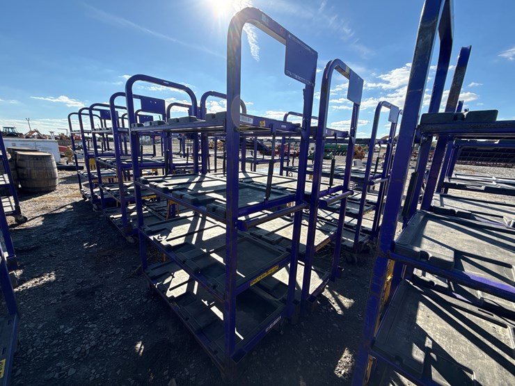 #28430-•-lot-of-(2)-industrial-warehouse-carts-image-3