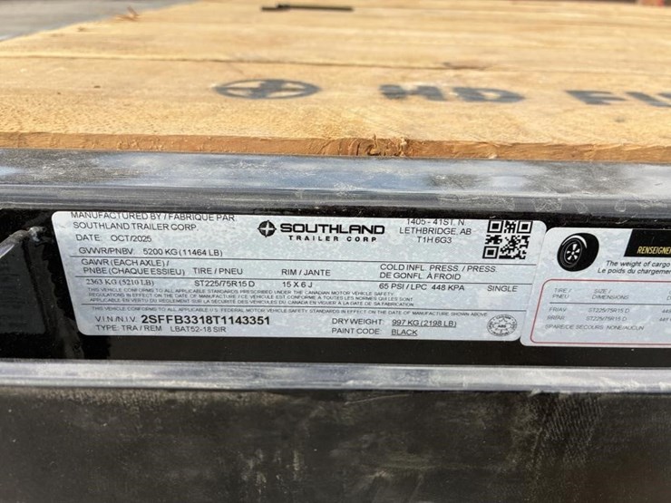 2026-southland-lbat52-18sir-t/a-flatbed-trailer-image-9