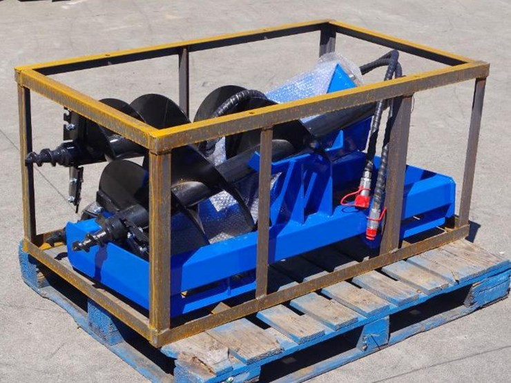cfg-industrial-heavy-duty-skid-steer-auger-attachment-w/-(3)-drill-bits:-6",-12"-&-14",-m/n-ecag-image-2