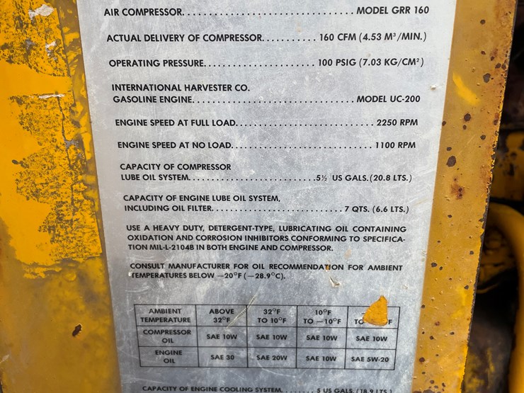 #4514-•-ingersoll-rand-gyro-flo-160cfm-portable-air-compressor-sand-blaster-image-30