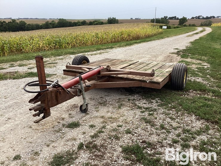 homemade-trailer-w/-4'-hydraulic-cylinder-image-1
