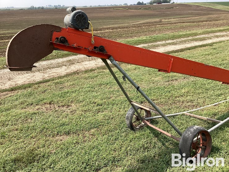 homemade-6"-x-15'-conveyor-w/electric-motor-image-20