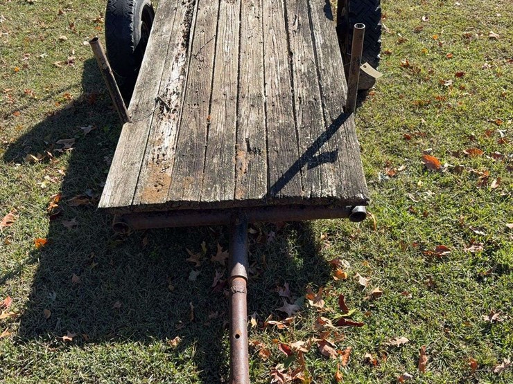 pull-type-homemade-trailer,-10.5ft-long,-wood-floor,-3.5ft-wide,-no-title-image-3