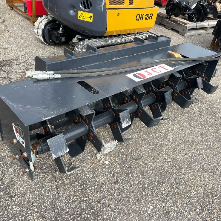 #14007 • Unused 72" JCT Skid Steer Rototiller (O11)