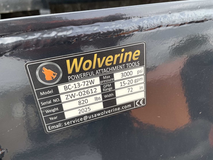 #14005-•-unused-72"-wolverine-skid-steer-brush-mower-(o11)-image-12