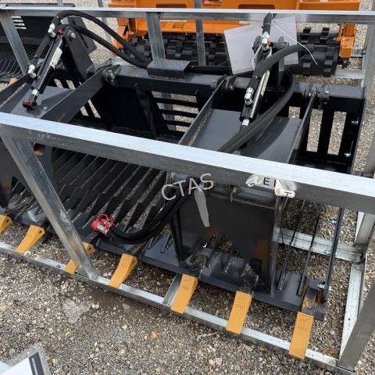 #89 • 72" Heavy Duty Rock Grapple For Skid Steer