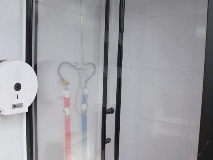 aboss 7.2'w-x-4.1'd-portable-restroom-w/-shower,-toilet,-sink-&-side-window,-unused-image-4