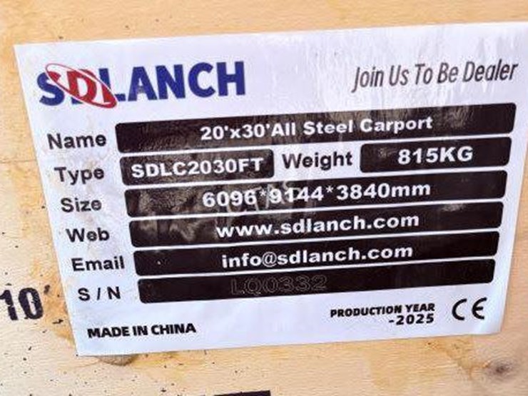 #21-•-20'-x-30'-all-steel-carport-w/-enclosed-side-walls-image-3