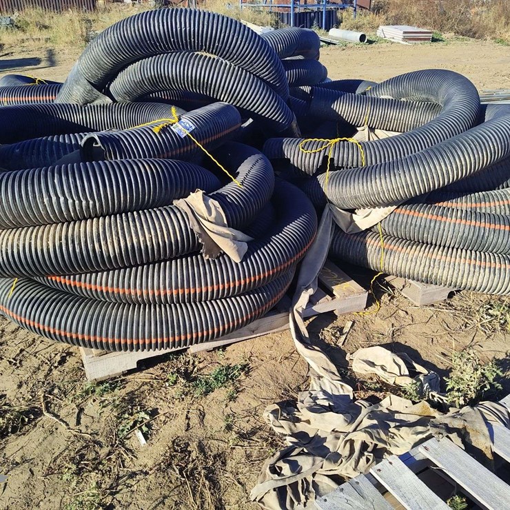 2 Pallets of Corrugated Plastic Drainage Pipe