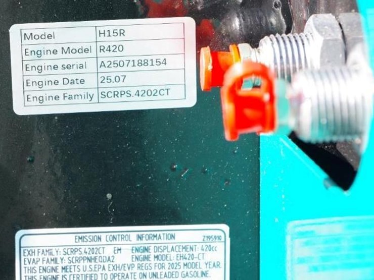 2025-cfg-industrial-h15r-mini-excavator-w/-pilot-system,-gasoline-engine,-unused-image-3