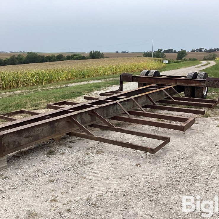 Homemade Round Bale Hay Trailer