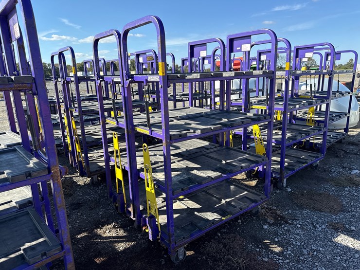 #28434-•-lot-of-(2)-industrial-warehouse-carts-image-2