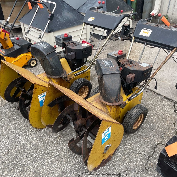 #14035 • (2) Bolens 24" Snow blower (O4)