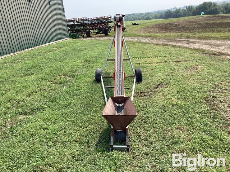 homemade-6"-x-15'-conveyor-w/electric-motor-image-2