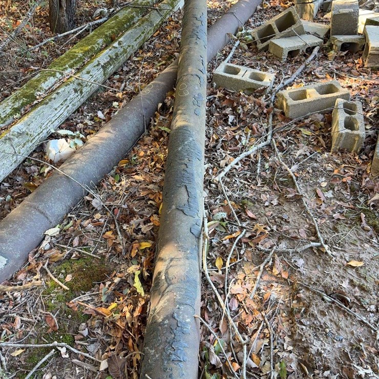 2 Pipe Culverts, 8'', 20ft and 14ft
