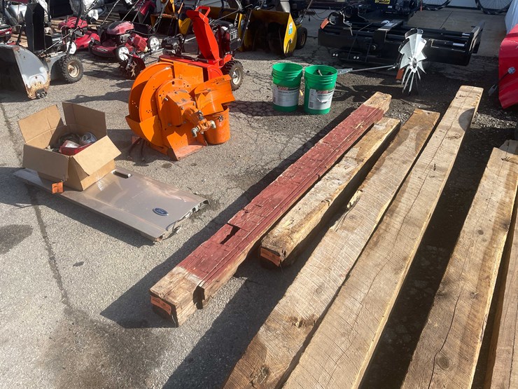 #14042-•-old-barn-beam-axe-cut-(o4)-image-1