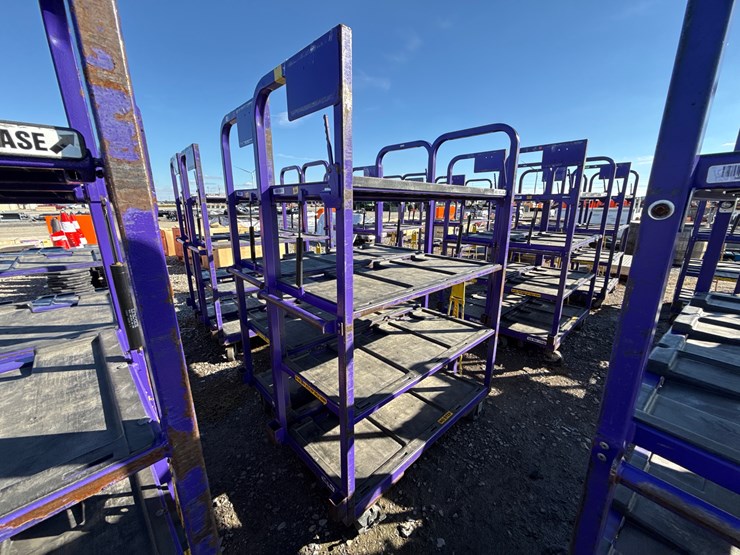 #28430-•-lot-of-(2)-industrial-warehouse-carts-image-4