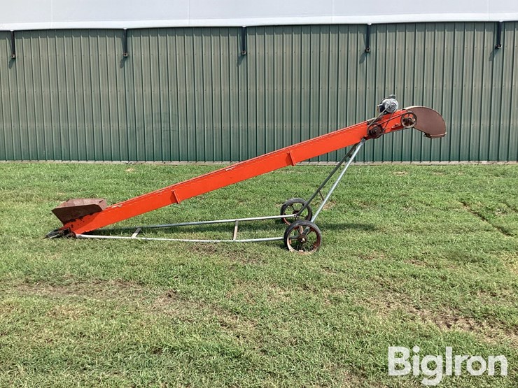 homemade-6"-x-15'-conveyor-w/electric-motor-image-8