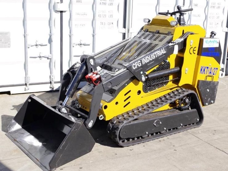2025-cfg-industrial-1.4-ton-skid-steer-loader,-kubota-diesel engine,-27hp,-m/n-kkt(a)27,-unused-image-1