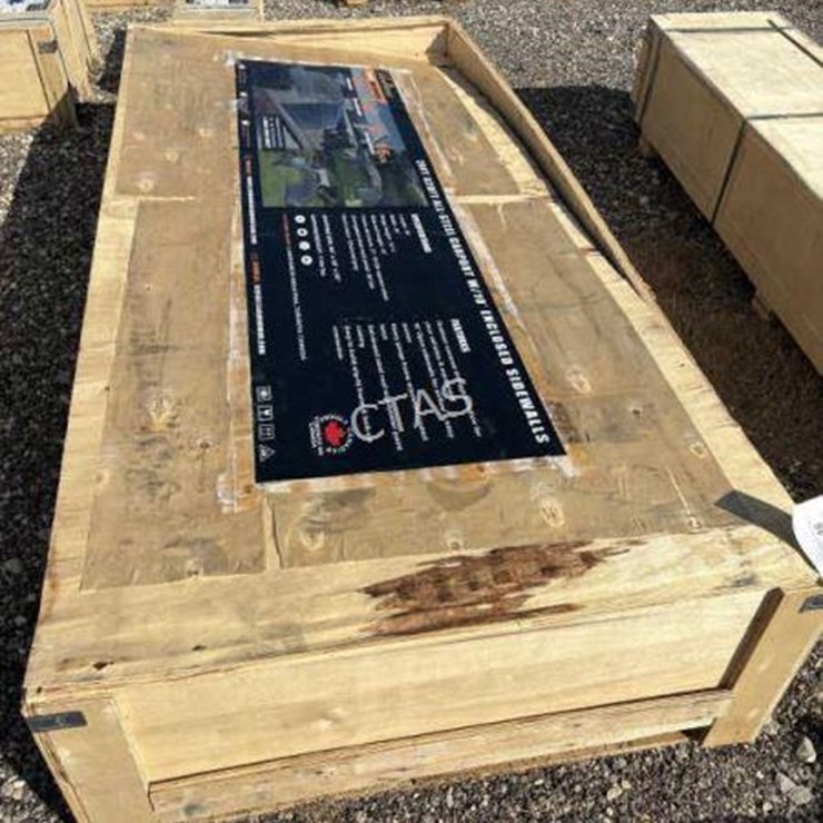 #16 • 20'x20' All-Steel Carport w/10' Enclosed Side Wall