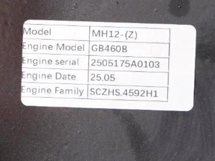 2025-cfg-industrial-mh12-(z)-mini-excavator,-zonsen gasoline-engine,-unused-image-3