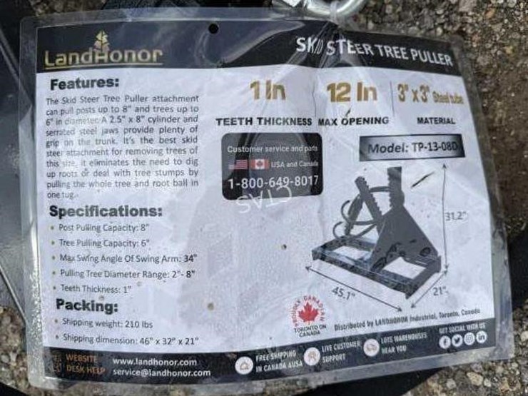 #111-•-land-honor-skid-steer-tree-puller-image-4