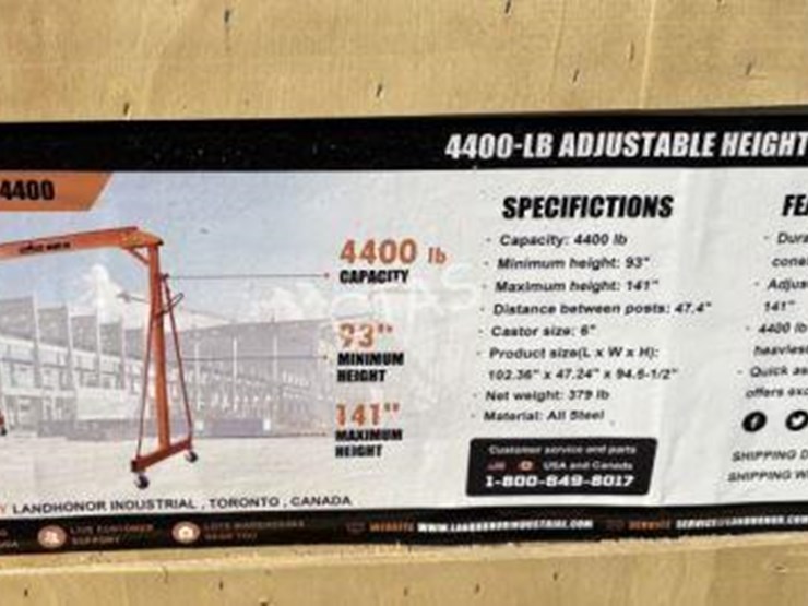 #5-•-4,400-lb-adjustable-height-all-steel-gantry-gate-image-3