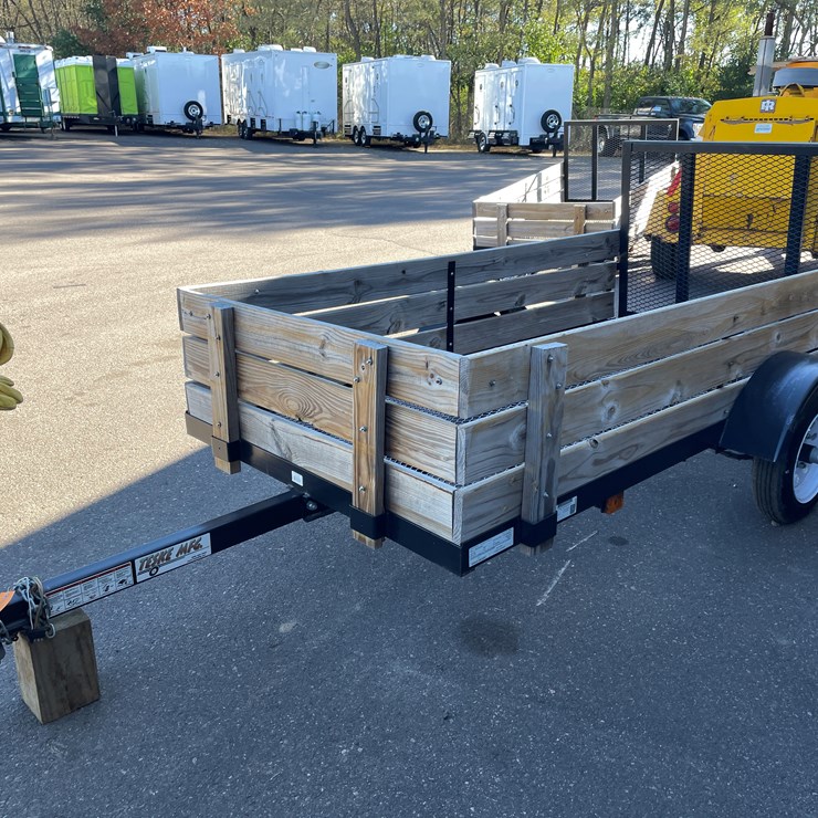 #5657 • 2021 Teske Tilt Deck 4' x 8' Trailer, (Has Title)